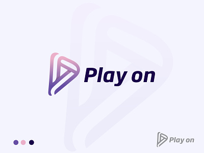 Play Button Logo Concept ( P letter logo)