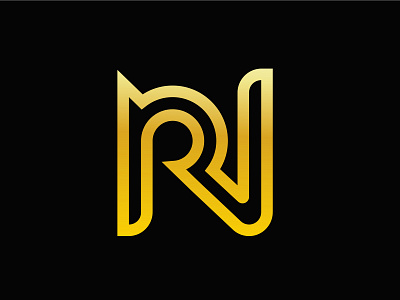 N + R letter logo (Minimal logo)