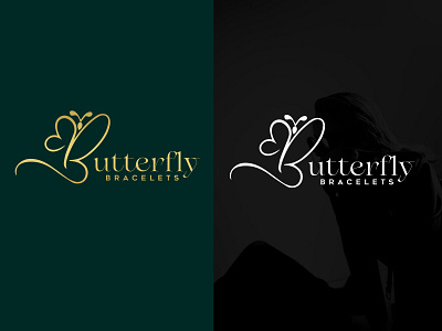 Luxury logo (Butterfly logo) best logo brand identity branding butterfly logo colourful logo creative design graphic design illustration logo mark luxurious luxury luxury brand luxury identity luxury logo palm leaves vacation visual identity