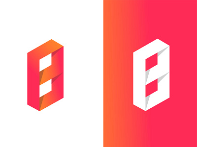 B Letter Mark logo (B icon)