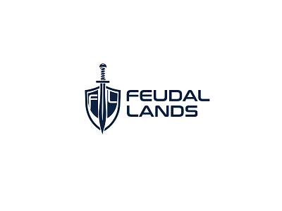 Feudal lands logo concept