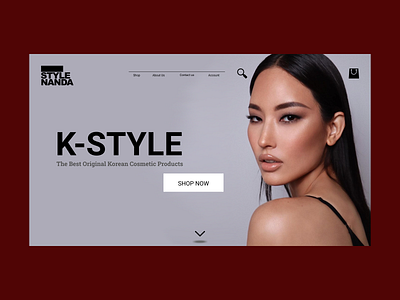 K-STYLE design typography ui web design