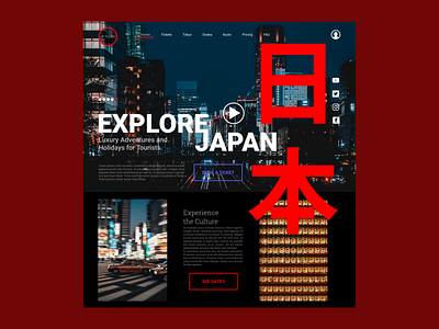 JP TOURS website design design graphic design logo typography ui web design