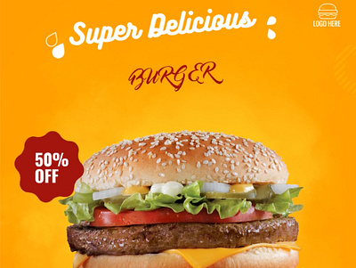 Fast Food Burger advertising artist artwork branding burger design fast food food graphic design graphic designer marketing restaurant