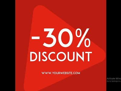 Discount Post Design