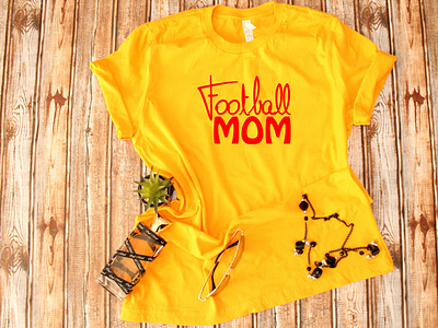 Football MOM abarworld family fashion mom mom t shirt t shirt