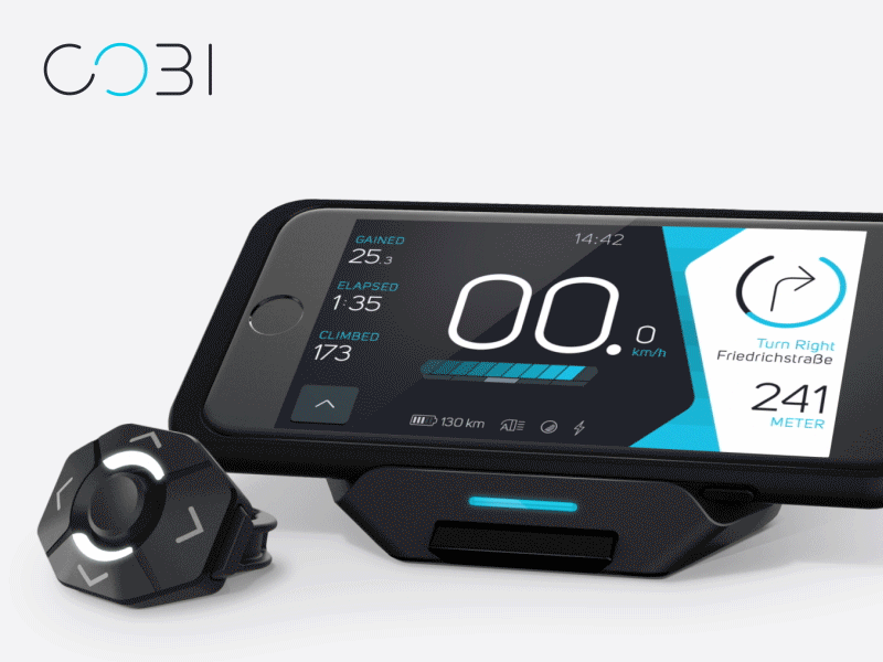 COBI Dashboard android animation app bike cobi dashboard ios navigation transitions ui ux weather