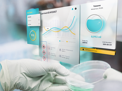 What you can do with Liquid – Vol. 6 3d analysis app application ar bottle card chemicals dashboard graph healthcare icons interface liquid design system ui ux what you can do with liquid