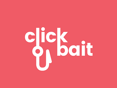 Logo - Clickbait brand branding clean clickbait colors concept flat graphic design icon illustration illustrator logo ui ux vector