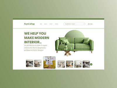 Furni.shop - web design