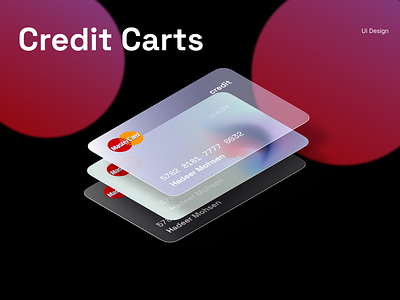 Credit Carts - ui design