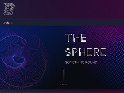 THE SPHERE concept design designidea designideas figma logo logotype ui ux web webdesign