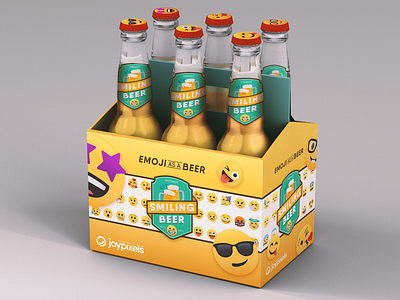 Emoji as a Beer beer branding concept emoji mockup packaging mockup packagingdesign