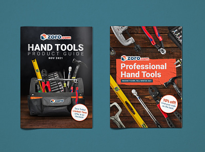 Magazine Cover Concepts direct mail hand tools layout logo magazine print zoro
