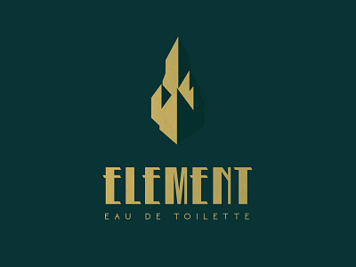 Element Logo branding foil fragrance logo packaging