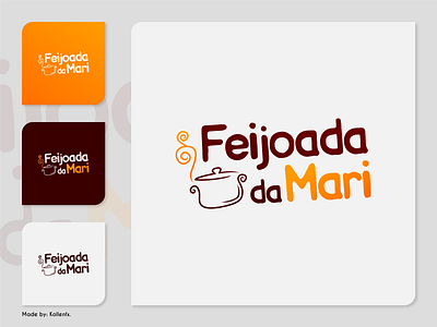 Logo design - Feijoada da Mari beans and pork branding design feijoada feijoada da mari food design logo food logo icon logo logo design