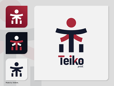 Logo design - Teiko branding design icon japanese logo japanese style logo kollen logo logo design logo monogram teiko teiko logo teiko tutoriais tk logo