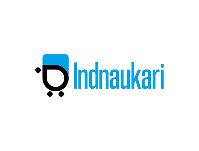 Logo Design : Indnaukari design icon logo logo design shopping vector