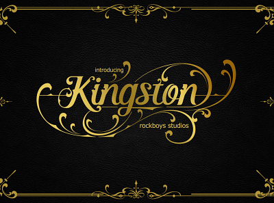 Kingston - Elegant Script Font cricut