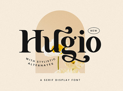 Hugio - Display Font card