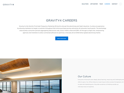Careers Page careers design landing page ui ux