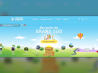 Tourism webdesign parallax slider #2