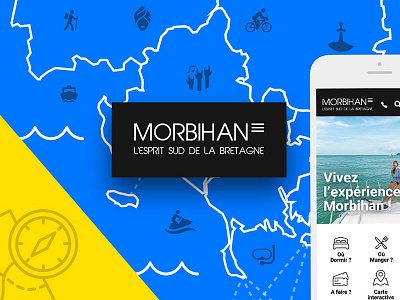 Morbihan tourism responsive website