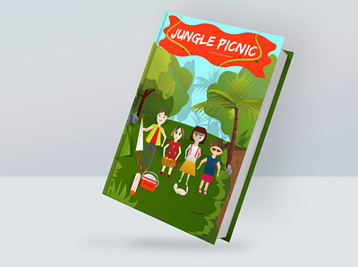 Jungle Picnic 3d app bookcover childrensbook design graphic design illustration logo vector