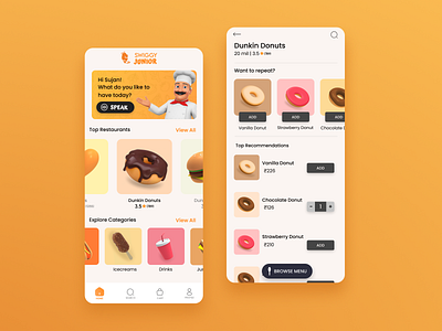 Swiggy for Kids Concept App app design design figma ui ux