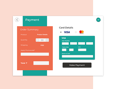 Payment Modal | Daily UI #2 daily ui design figma modal ui uiux web design