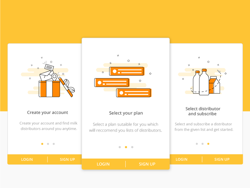 Onboarding Process by sneha munot on Dribbble