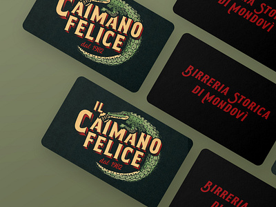 Il Caimano Felice - Business card