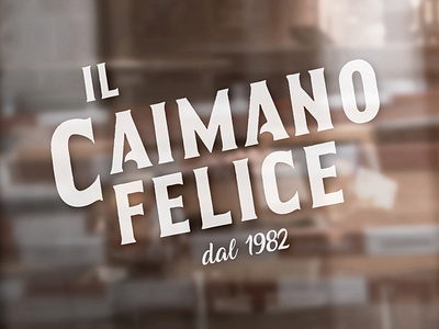 Il Caimano Felice - Glass Door