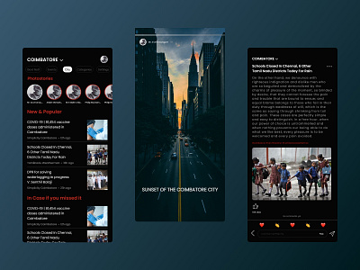 News App Deisgn branding design graphic design ui ux