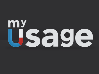myUsage Logo app logo web