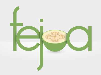 Fejoa logo feijoa fejoa fruit green logo