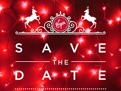 Virgin Atlantic Save the Date Holiday Party atlantic date holiday party save the virgin