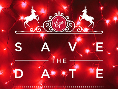 Virgin Atlantic Save the Date Holiday Party