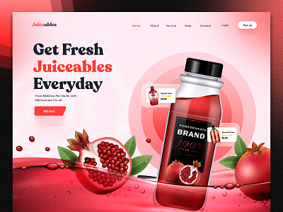 Ecommerce Shopify Product Page Design/Ecommerce landing Page ecommerce ecommerce app ecommerce landing page food ui hero section home page juice juice landing page landing page product page shop shopify store trending ui website website design woocommerce