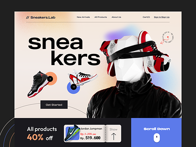 Urban Style Shoes Landing Page