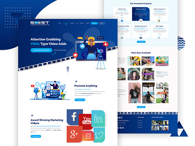 A stunning web page design branding design graphic design illustration landing page landing page design portfolio site ui ux web ui website design