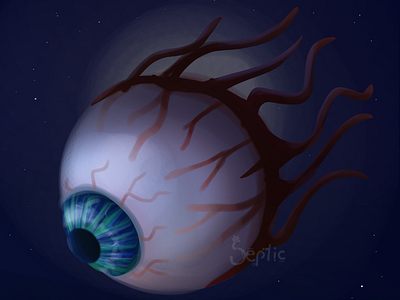 Terraria Eye Of Cthulhu art drawing illustration