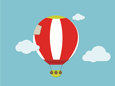 Air Balloon Anna air balloon cute icon illustration sky vector