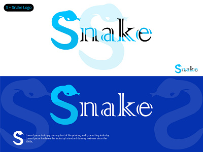 S+ Snake logo. 3d animation branding graphic design logo motion graphics ui