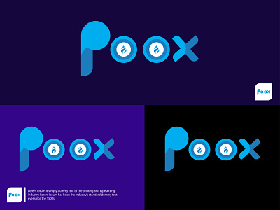 Poox logo 3d animation branding design graphic design illustration logo motion graphics ui vector