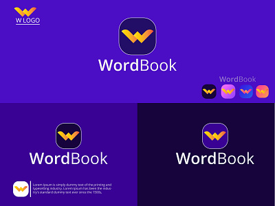 W logo design.