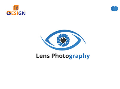 Lens Photography Logo. 3d animation branding design graphic design illustration lens photography logo logo motion graphics ui vector