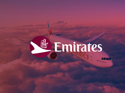 Emirates Logo. 3d air logo airlines logo animation branding design emirates logo graphic design illustration logo logo design motion graphics ui vector