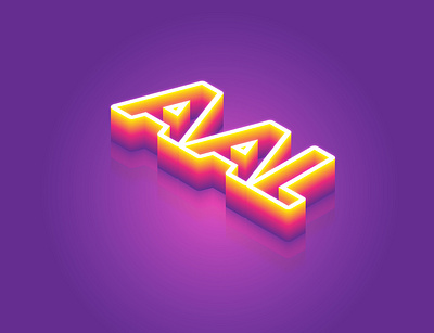 3D Object 3d branding logo