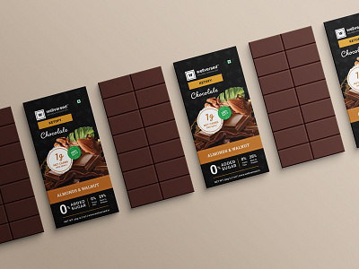 Chocolate cover box branding design packaging design